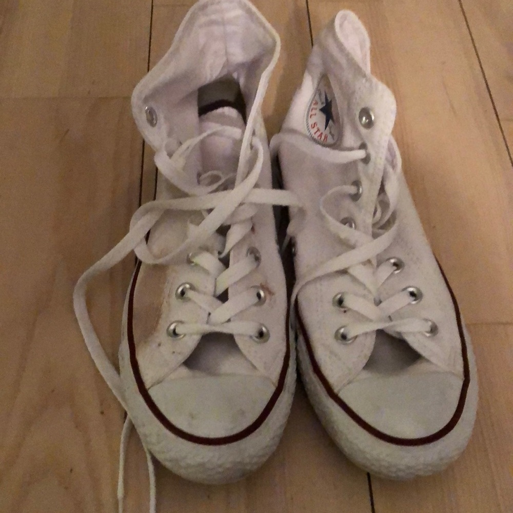 White high top Converse